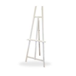 Chevalet en bois blanc
