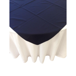 Nappe 54x54 bleu marin fonc