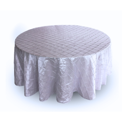 Nappe 114'' ronde pintuck lilas