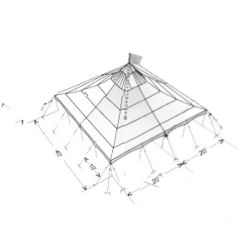 Chapiteau 40x40 avec cts