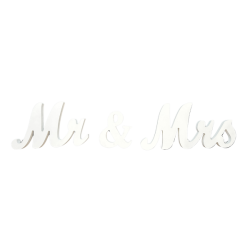 MR & MRS blanc