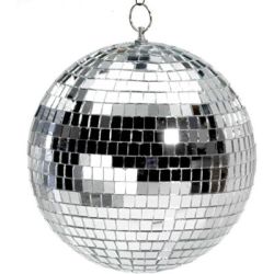 Petite boule disco tournante avec lumière