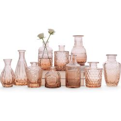 Mixte de vases boho blush
