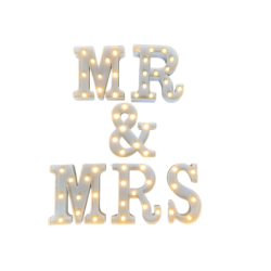 MR & MRS lumineux