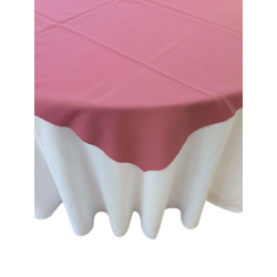Nappe 54x54 vieux rose