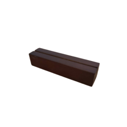 Porte numro en bois fonc