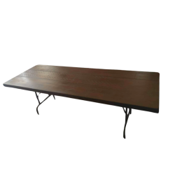 Table 8' rectangulaire bois Rustique