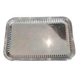 Plateau rectangulaire avec gravure