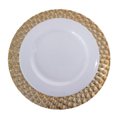 Sous-assiette bling dor