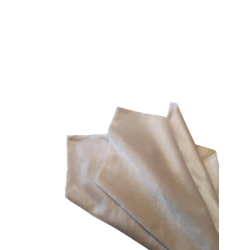 Serviette de table velours champagne