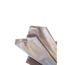 Serviette de table velours mauve métallique