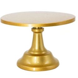 Prsentoir  gteau dor sur pied 7''x10''