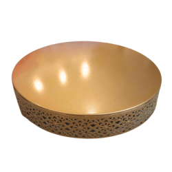 Prsentoir  gteau dor dentelle 10''