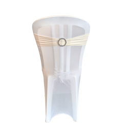 Bandeau ivoire avec bijou